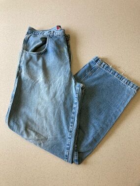 JNCO Light Blue Relaxed Wide-Leg Jeans Men Size 34 x 34